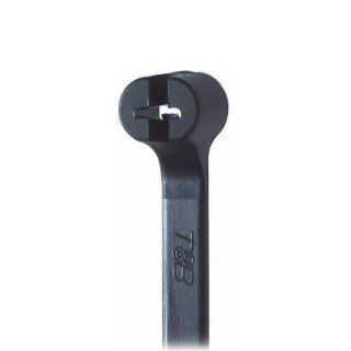 Thomas & Betts TY526MX Ty Rap 11 Inch Ultraviolet Resistant Nylon 6.6 Cable Tie with Stainless Steel Locking Device, Black, 100 Pack
