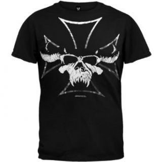 Danzig   Mens Iron Cross T shirt Medium Black: Music Fan T Shirts: Clothing