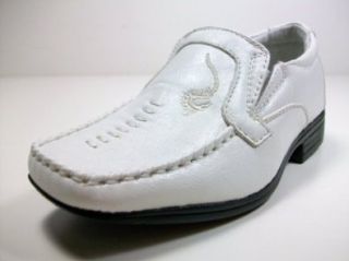 Toddler Boys White Dress Shoes Styled In Italy Conal By D Aldo: Loafers Shoes: Shoes