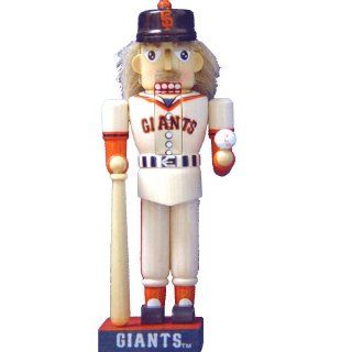 Kurt Adler 5 Inch San Francisco Giants Baseball Player Nutcracker Ornament   Decorative Christmas Nutcrackers