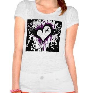 Emo heart tees