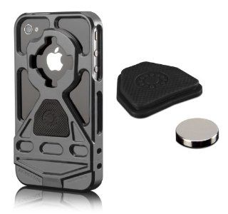 RokForm Combo Kit: Rokbed 300405 V.3 Case Mounting System with Car Mount   Gun Metal and 330299 v3 Magnet Kit with Magnet and Anti Slip Insert   Mount for iPhone 4 and 4s: Cell Phones & Accessories