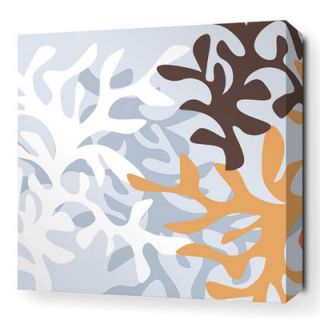 Inhabit Spa Reef Stretched Graphic Art on Canvas in Aqua REAQ Size 16 x 16