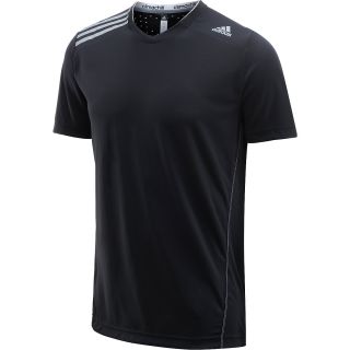 adidas Mens ClimaChill Short Sleeve Running T Shirt   Size: Large, Black/white