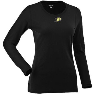 Antigua Anaheim Ducks Womens Long Sleeve Relax T Shirt   Size: XL/Extra Large,