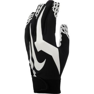 NIKE Mens Torque Football Gloves   Size: Xl, Black/white