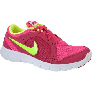 NIKE Girls Flex Experience Running Shoes   Grade School   Size: 6, Pink/white