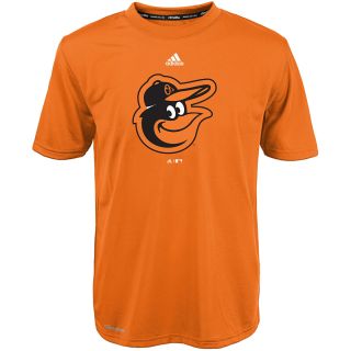 adidas Youth Baltimore Orioles ClimaLite Team Logo Short Sleeve T Shirt   Size: