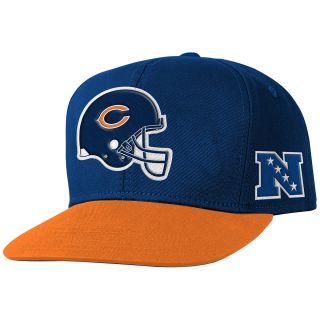 NFL Team Apparel Youth Chicago Bears Helmet Logo Snapback Team Color Cap   Size: