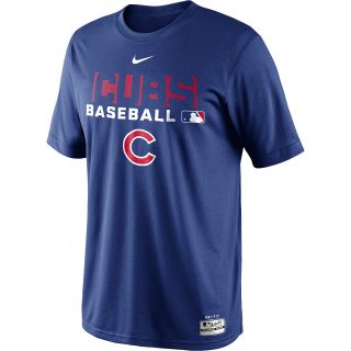 NIKE Mens Chicago Cubs Dri FIT Legend Team Issue Short Sleeve T Shirt   Size: