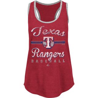 MAJESTIC ATHLETIC Womens Texas Rangers Authentic Tradition Tank Top   Size