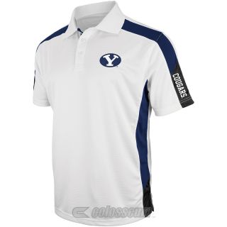 COLOSSEUM Mens BYU Cougars Bracket Polo   Size: Small, White