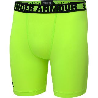 UNDER ARMOUR Mens HeatGear Sonic Compression Shorts   Size: Small, Neon Green