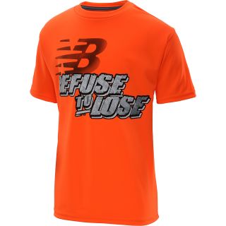 NEW BALANCE Boys Graphic Short Sleeve T Shirt   Size: Xl, Orange