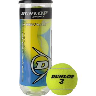 DUNLOP Championship All Surface Tennis Ball   3 Pack