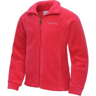 COLUMBIA Girls Benton Springs Fleece Jacket   Size: Small, Bright Rose