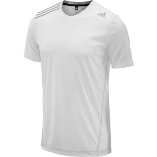adidas Mens ClimaChill Short Sleeve Running T Shirt   Size: Xl, White/tech Grey