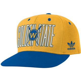adidas Youth Golden State Warriors Lifestyle Team Color Snapback   Size: Youth
