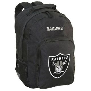 Concept One Oakland Raiders Southpaw Heavy Duty Logo Applique Black Backpack