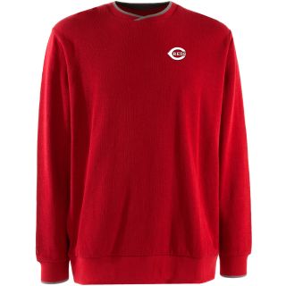 Antigua Mens Cincinnati Reds Executive Long Sleeve Crewneck Sweater   Size: