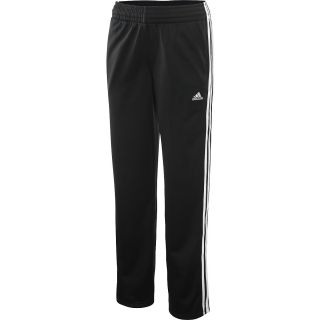 adidas Womens 3 Stripes Athletic Pants   Size Large, Black/white