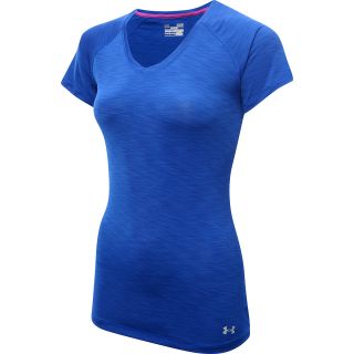 UNDER ARMOUR Womens Get Set Go Short Sleeve Running T Shirt   Size: Large, Blu 