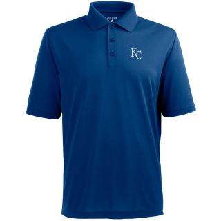 ANTIGUA Mens Kansas City Royals Pique Xtra Lite Polo   Size: Xl, Royal