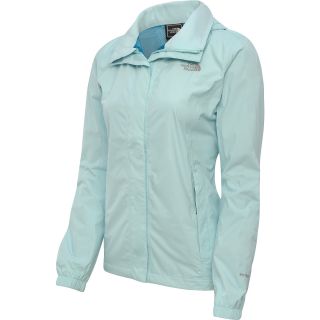THE NORTH FACE Womens Resolve Rain Jacket   Size: Large, Frosty Blue