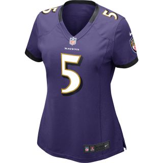 NIKE Womens Baltimore Ravens Joe Flacco Game Team Color Jersey   Size Small,