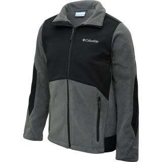 COLUMBIA Mens Ballistic III Fleece Jacket   Size: Medium, Grill/black