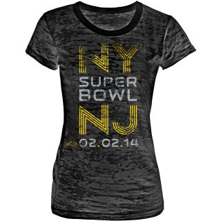 G III Womens Super Bowl XLVIII Slub Scoop Neck Short Sleeve T Shirt   Size: