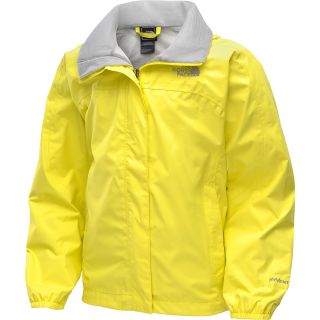THE NORTH FACE Girls Resolve Rain Jacket   Size: Small, Energy Yellow