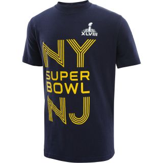 NFL Team Apparel Youth Super Bowl XLVIII NY/NJ Short Sleeve T Shirt   Size: