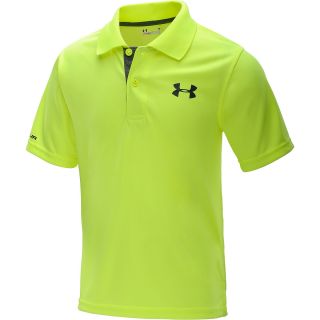 UNDER ARMOUR Little Boys Matchplay Short Sleeve Polo   Size: 4, High Vis Yellow