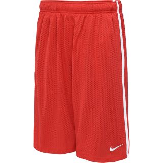 NIKE Mens Monster Mesh Training Shorts   Size Medium, Gym Red/white
