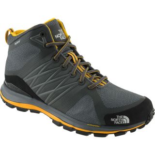 THE NORTH FACE Mens Lite Wave Guide Mid Trail Shoes   Size 9, Grey/yellow