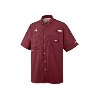 COLUMBIA Mens Alabama Crimson Tide Bonehead Short Sleeve Shirt   Size: Xl, Red