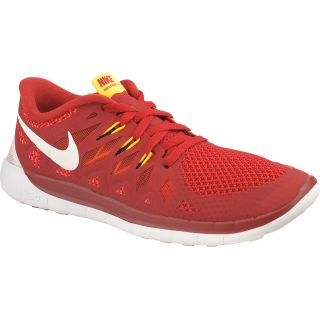 NIKE Boys Free Run+ 5.0 Running Shoes   Grade School   Size 6, Gym Red/white