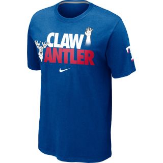 NIKE Mens Texas Rangers Claw Antler Local Short Sleeve T Shirt 12   Size: