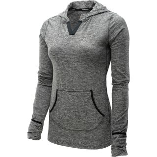 NIKE Womens Element Pullover Running Hoodie   Size: Medium, Dk.grey/silver
