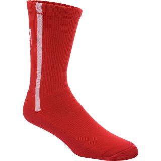 UNDER ARMOUR Mens Baseball Crew Socks   Size: Medium, Red/white