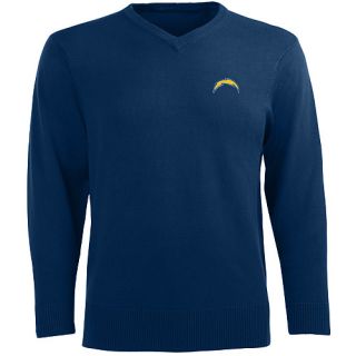 Antigua Mens San Diego Chargers Ambassador Knit V Neck Sweater   Size: XXL/2XL,