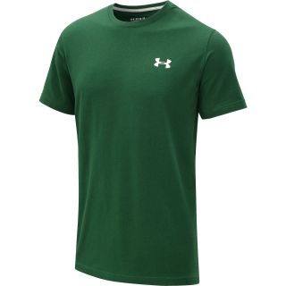 UNDER ARMOUR Mens Charged Cotton Short Sleeve T Shirt   Size: 2xl, Forest/white