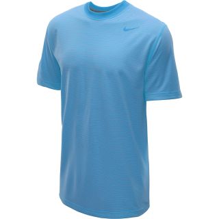 NIKE Mens Dri FIT Touch Short Sleeve T Shirt   Size: 2xl, Vivid Blue/grey