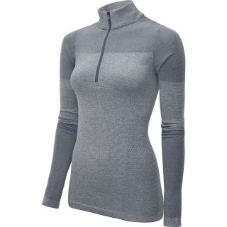 NIKE Womens Dri Fit Knit 1/2 Zip Long Sleeve Running Shirt   Size Large,