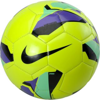 NIKE Rolinho Menor Soccer Ball   Size Pro, Volt/purple
