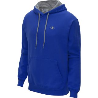 CHAMPION Mens Eco Fleece Pullover Hoodie   Size: Large, Team Blue