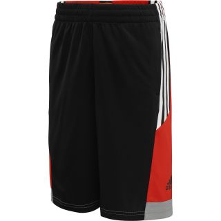 adidas Boys ClimaLite Basketball Shorts   Size: Small, Black/scarlet