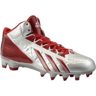 adidas Mens Filthy Quick Mid Football Cleats   Size: 9, Platinum/red