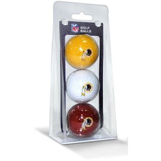 Team Golf Washington Redskins 3 Ball Pack (637556331052)
